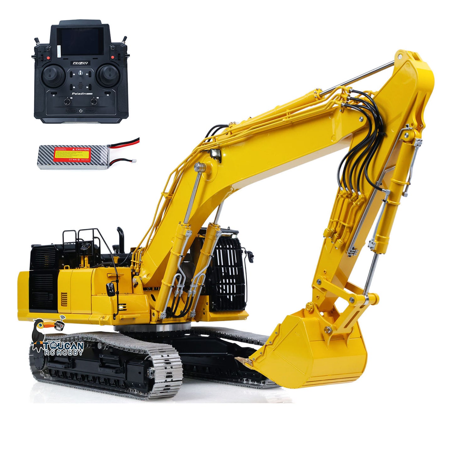 LESU Aoue PC500 1/14 Metal RC Hydraulic Tracked Excavator PNP/RTR B0019 7Ways Valve 3-4MAP Pump Light System for Construction Vehicle Collectors