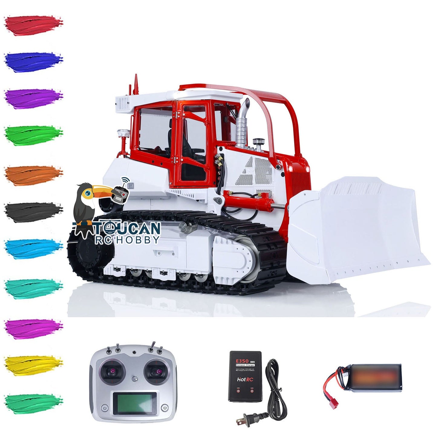 LESU 850K Metal 1/14 RC Hydraulic Bulldozer Remote Control Dozer Construction Vehicle PNP RTR Painted Hobby Model DIY Cars