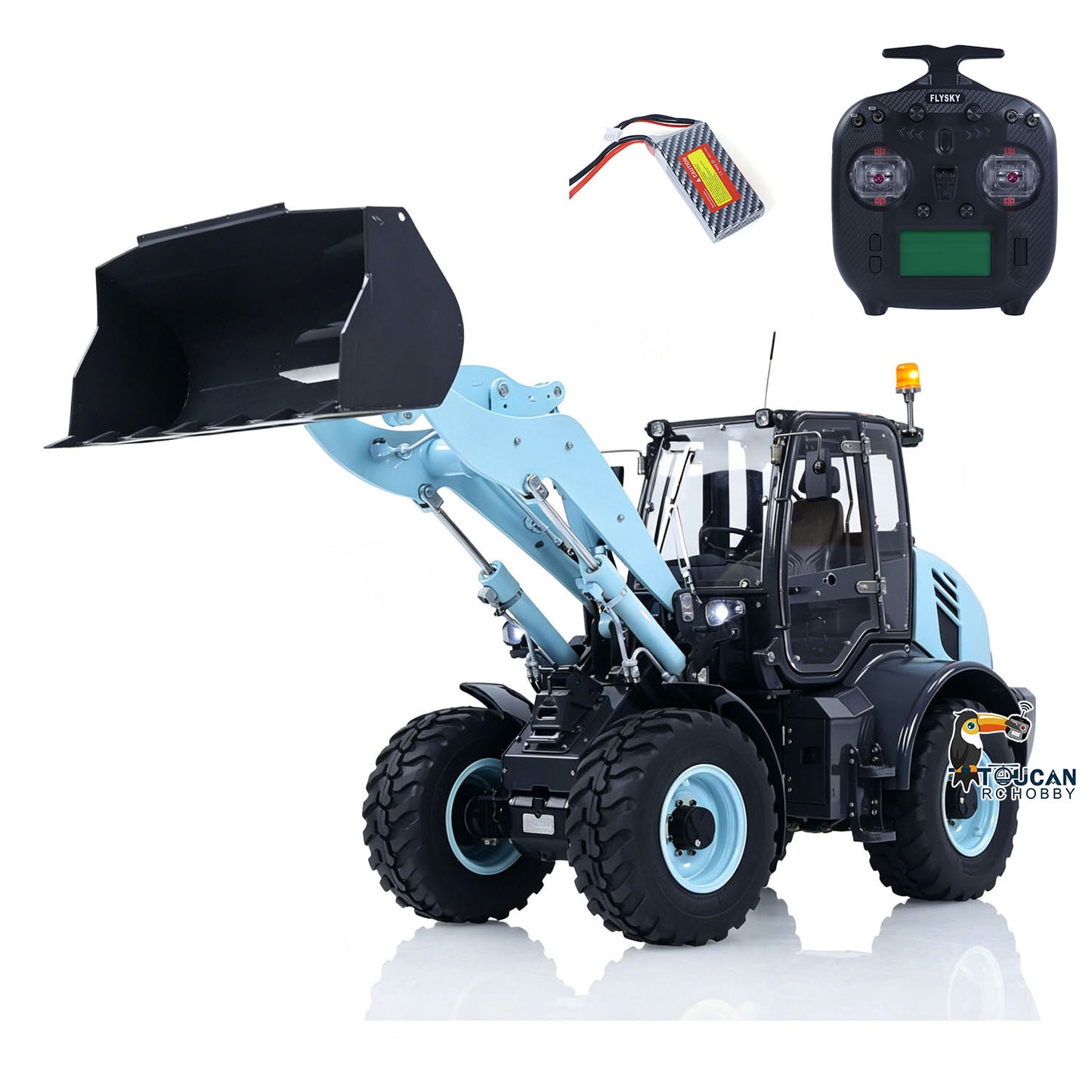 Metal LESU 1/14 RC Hydraulic Loader Aoue WA100M-8 4X4 RTR Remote Control Construction Vehicle Axle Differential Lock Sound Light ST8 Radio Engineering Machine