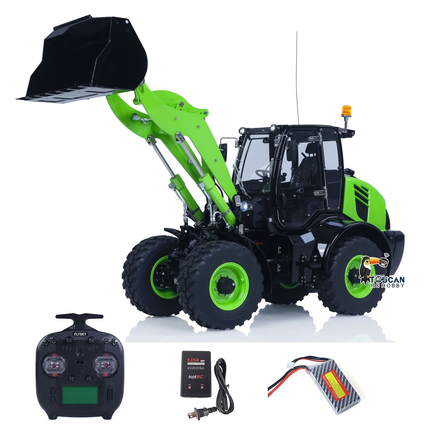 Metal LESU 1/14 RC Hydraulic Loader Aoue WA100M-8 4X4 RTR Remote Control Construction Vehicle Axle Differential Lock Sound Light ST8 Radio Engineering Machine