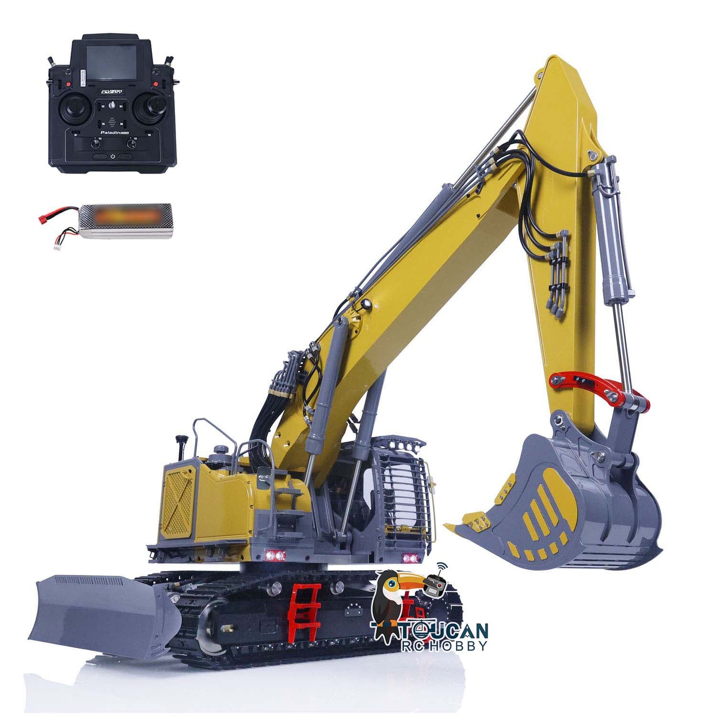 LESU 1/14 ET35 RC Excavator Construction Cars RTR Painted Assembled Remote Control Hydraulic Machine FlySky PL18EV Lite Servo