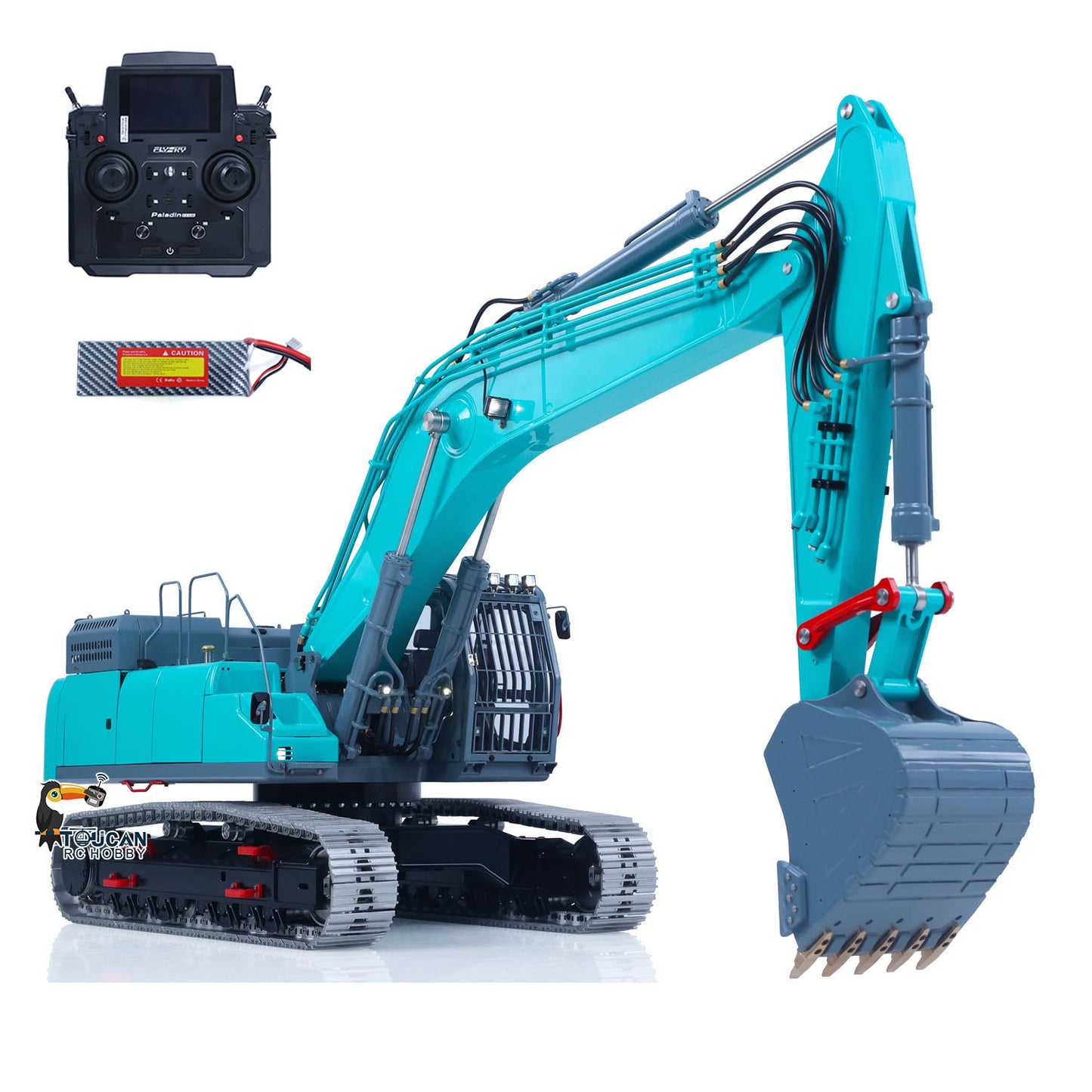 LESU 1/14 RC Metal Hydraulic Excavator SK500 RTR Remote Control Digger Model 6CH Valve 3MAP Pump Relief Valve PL18EV Lite Radio