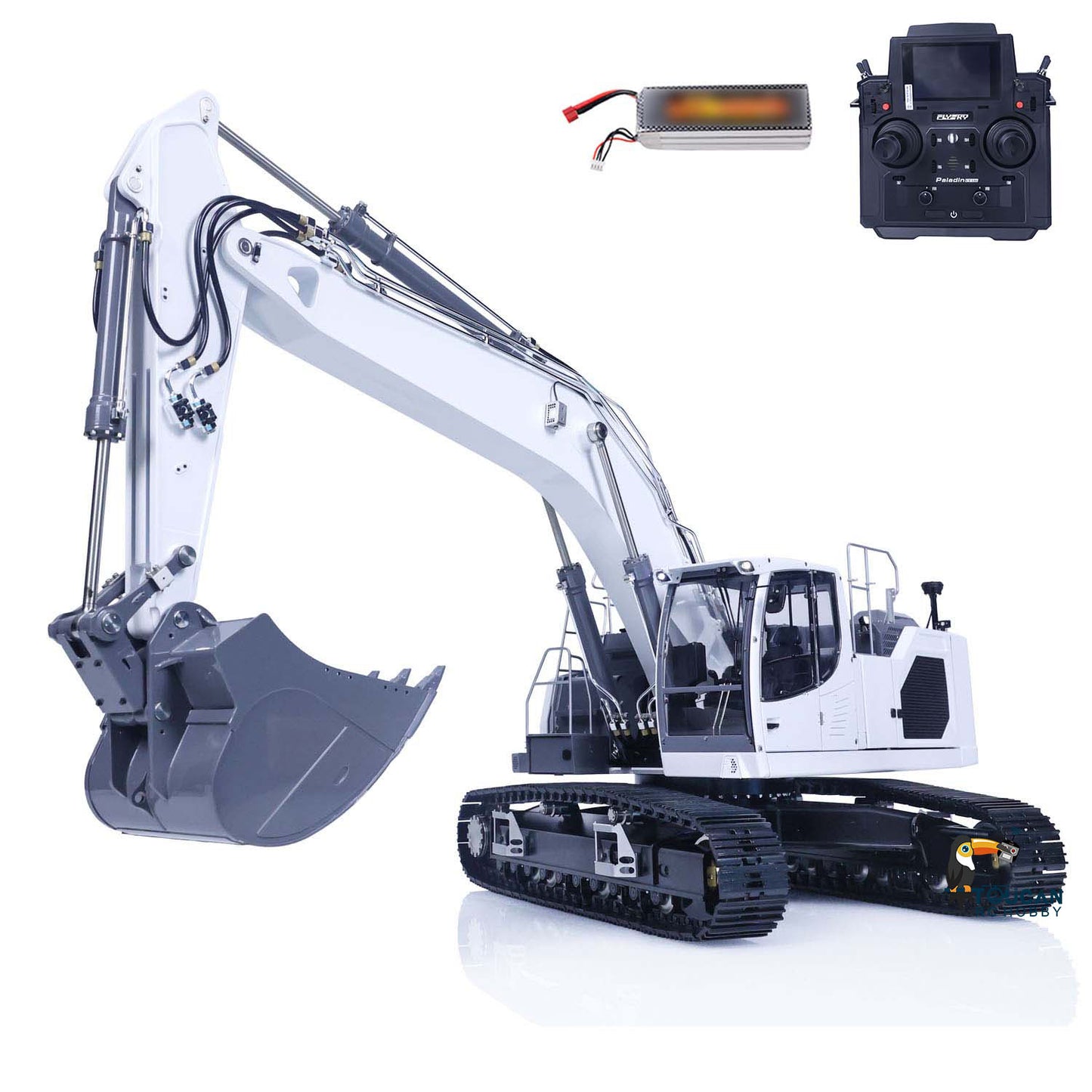 LESU LR9451/14 Metal RC Hydraulic Excavator Painted Assembled PL18EV Lite Remote Control Engineering Vehicles Model RTR