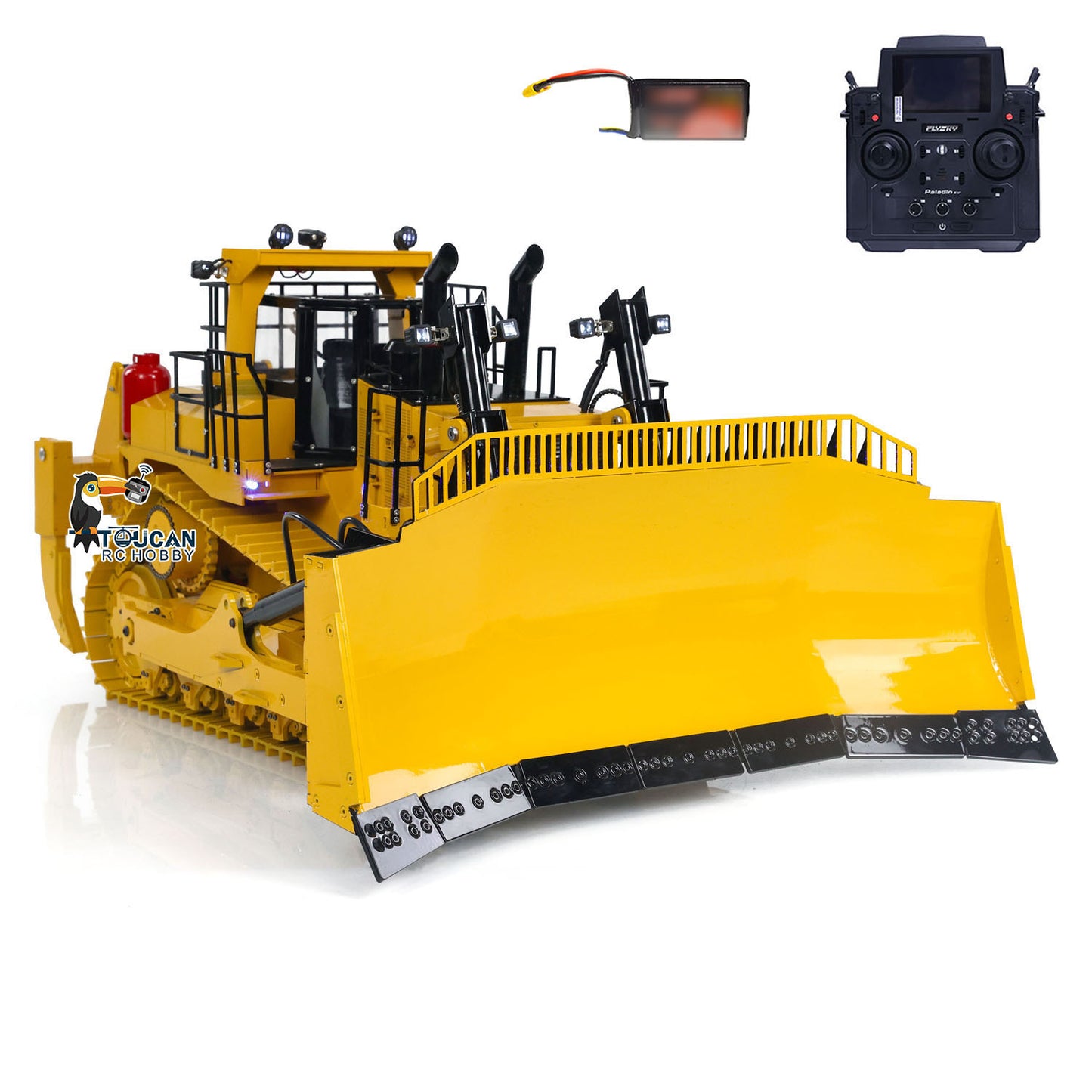 1/14 RC Hydraulic Metal Dozer D11T Paladin PL18EV Remote Control Bulldozer Model