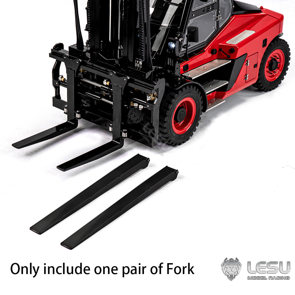 LESU 1/14 Aoue-LD160S RC Hydraulic Forklift Metal RTR Remote Control Wheeled Car ST8 Model Fast Coupler Extended Fork