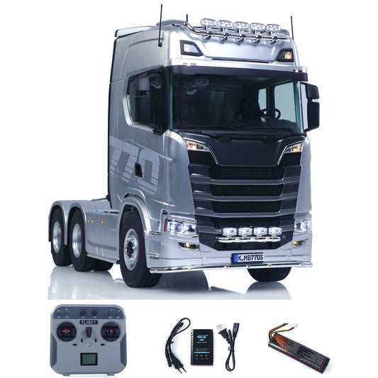 Fast Shipping 1/14 KABOLITE RC Tractor Car 770S 100 6x6 Romote Control Truck 2Speed Gearbox Differential Lock Vehicle 6WD Sound Light Model