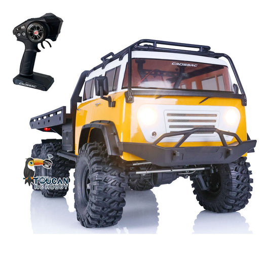 CROSSRC JT6 6WD 6X6 1:10 Scale 2.4GHz RC Crawler Remote Control Flatbed Car Model Lights DIY Simualtion Vehicle PNP ESC Motor Servo