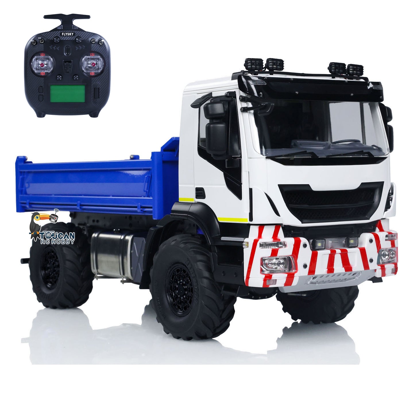 4*4 Metal 1/14 RC Hydraulic Dumper Truck Snow Blade Remote Control Tipper Cars Sound Light LED ESC Servo Assembled and Painted