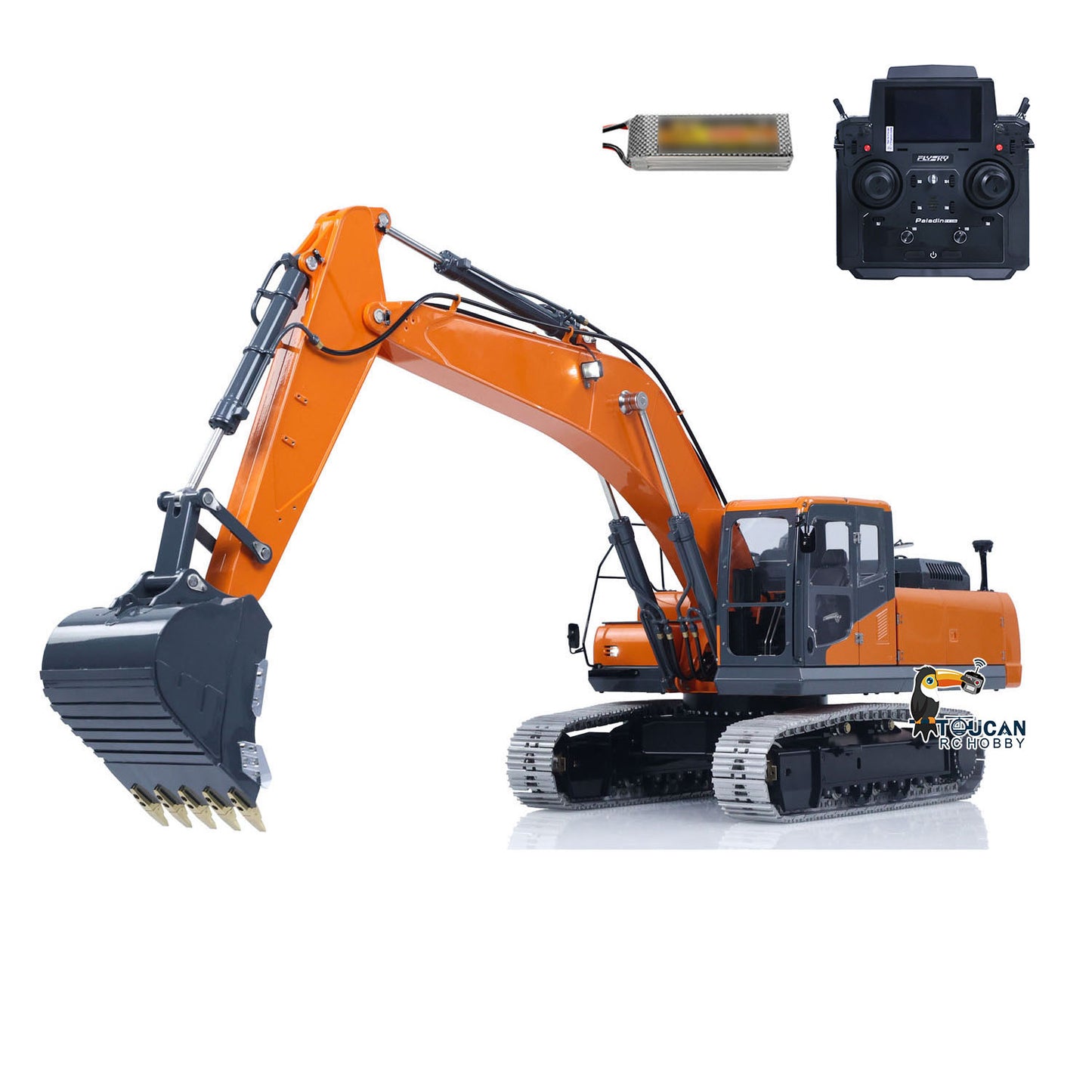 LESU Aoue DX350LC 1/14 Remote Control Digger Metal RC Hydraulic Excavator RTR Model 3CH Valve 4MPA Pump PL18EV Lite Battery Constraction Vehicle