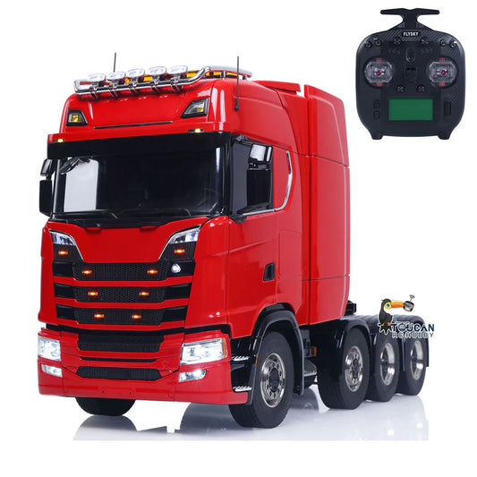770S 1/14 8*8 Radio Control Tractor Truck Wheel Side Reduction Axles Three Speed Transmission Hobbywing 1060 ESC 35T Motor