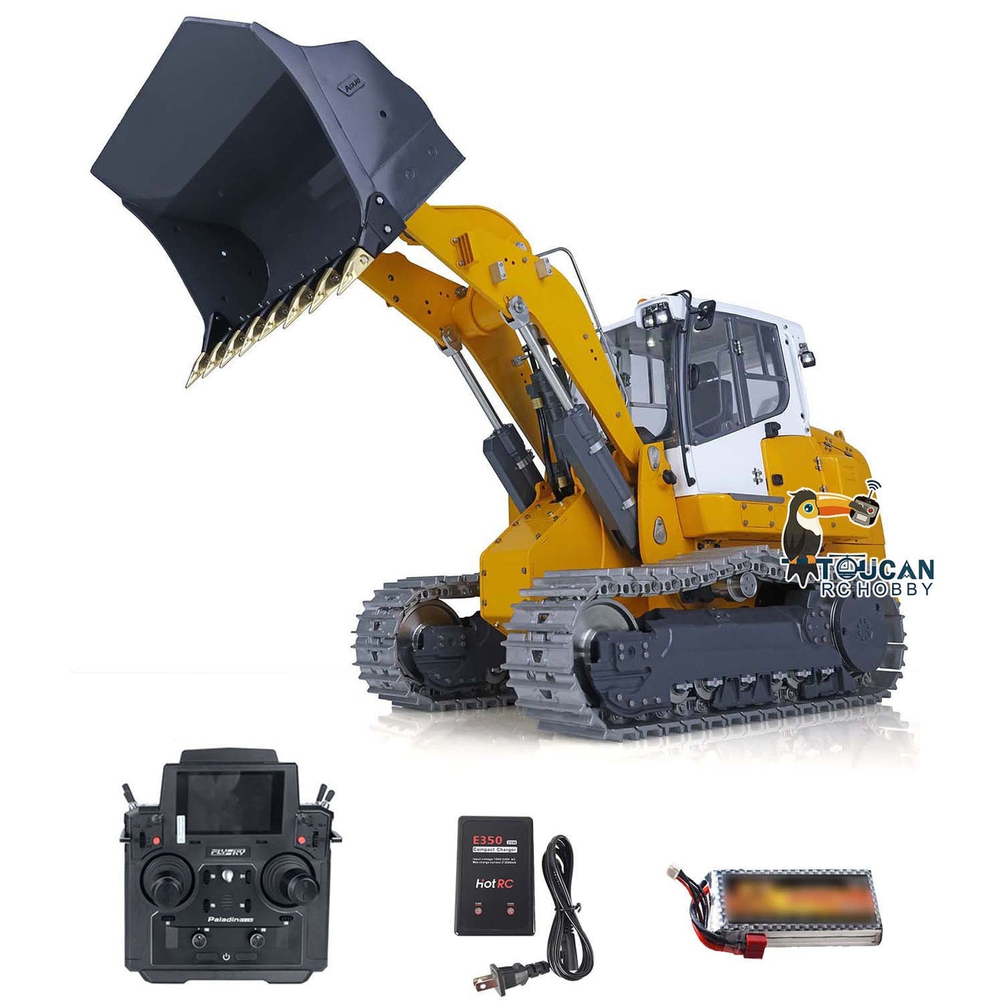 LESU Metal RC Hydraulic Loader for 1/14 Liebherr 636 Remote Control Vehicles Kit