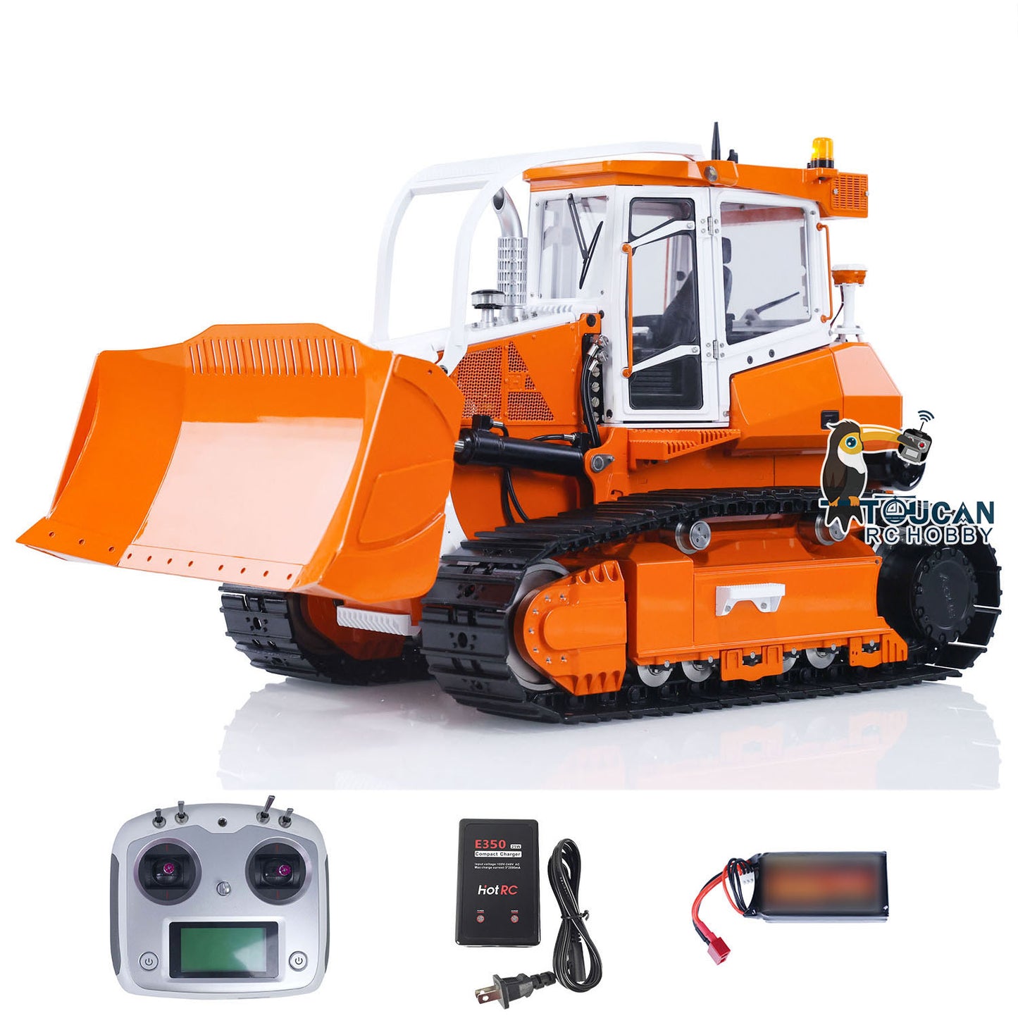 LESU 850K Metal 1/14 RC Hydraulic Bulldozer Remote Control Construction Vehicle Hobby Model DIY RTR Painted and Assembled Car