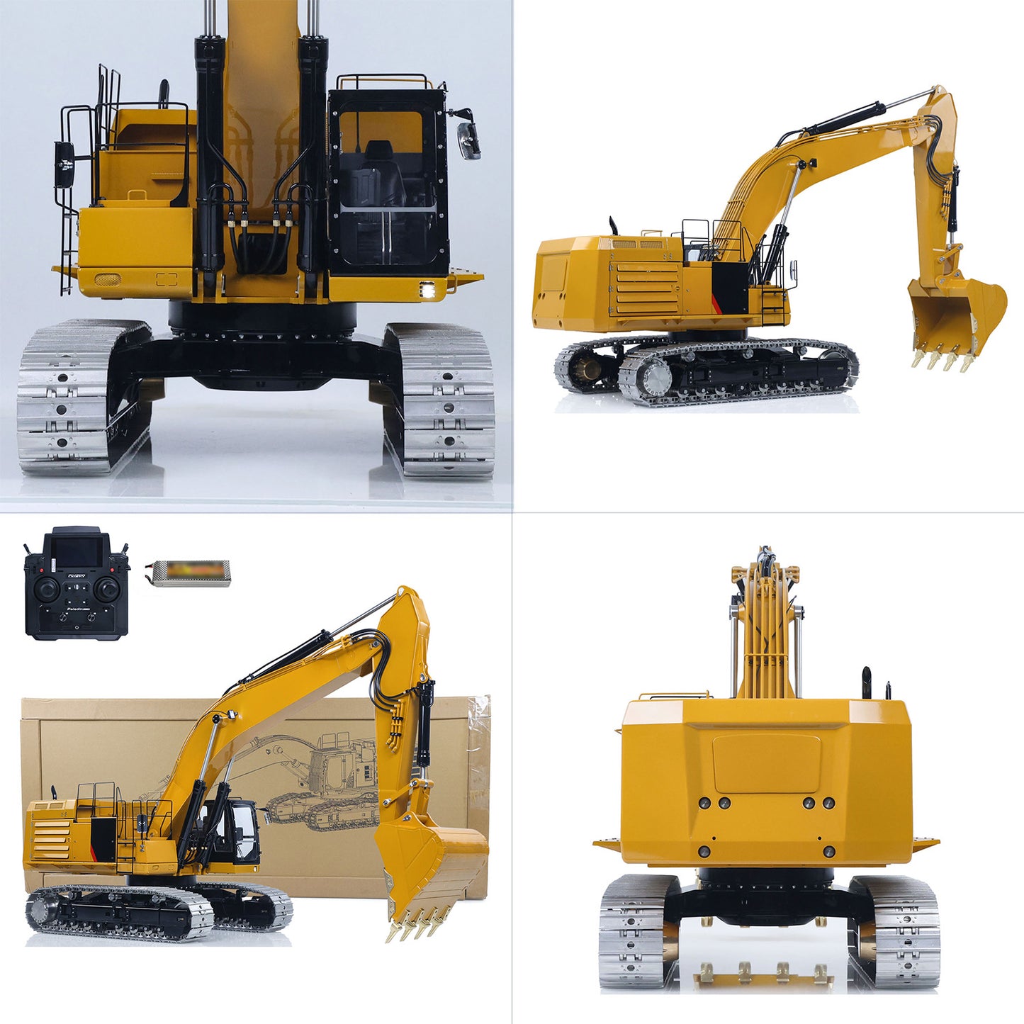Finished LESU 1/14 Hydraulic RC Excavator 374 C374F Radio Controlled Digger RTR Heavy Machine Construction Car PL18EV LITE Battery Ready to Run