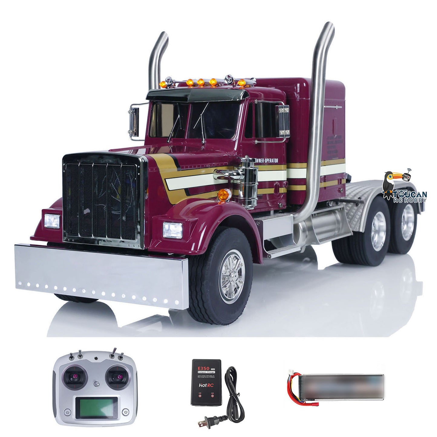 TAMIYA 1/14 6x6 56301 RC Tractor Truck RTR Metal Chassis Remote Control Car Hobby Model Eletric Construction Vehicle Sound Light