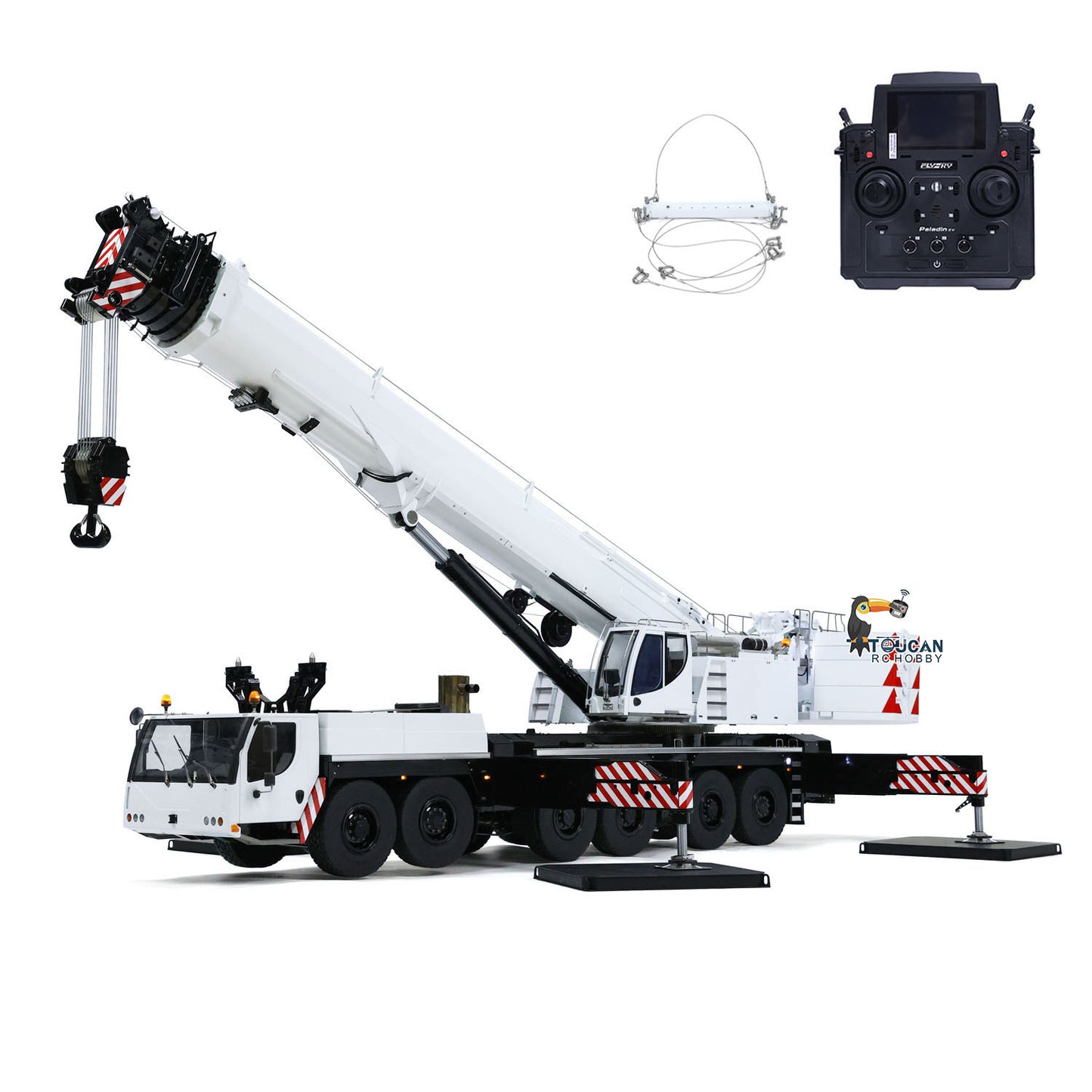 Pre-Order Eyewhale 1/14 6 Axles LTM1350 RC Hydraulic Mobile Cranes 5M Length Radio Controlled Heavy-duty Car PNP Hobby Model