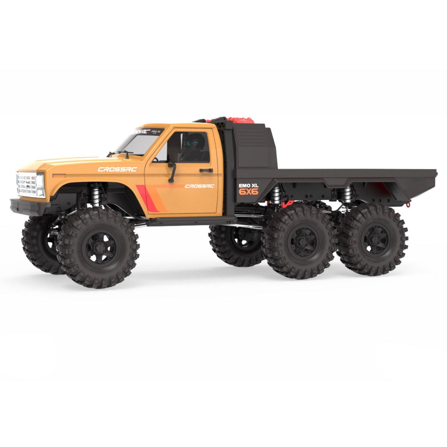 CORSSRC EMO XL 1/8 6WD 6x6 RC Crawler Car Radio Control Off-road Hauler 775*302*288mm Vehicles DIY Model 2-speed Transmission