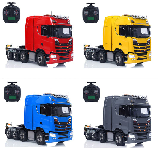 SC 770S 1/14 8*8 Radio Control Tractor Truck Wheel Side Reduction Axles Three Speed Transmission Hobbywing 1060 ESC 35T Motor