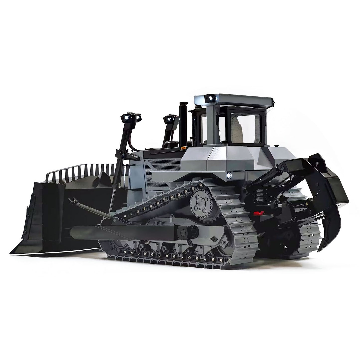 1/14 Metal RC Hydraulic Bulldozer DXR2 Light System Openable Door Remote Control Construction Vehicle JDM-98 Ultra Flysky Radio