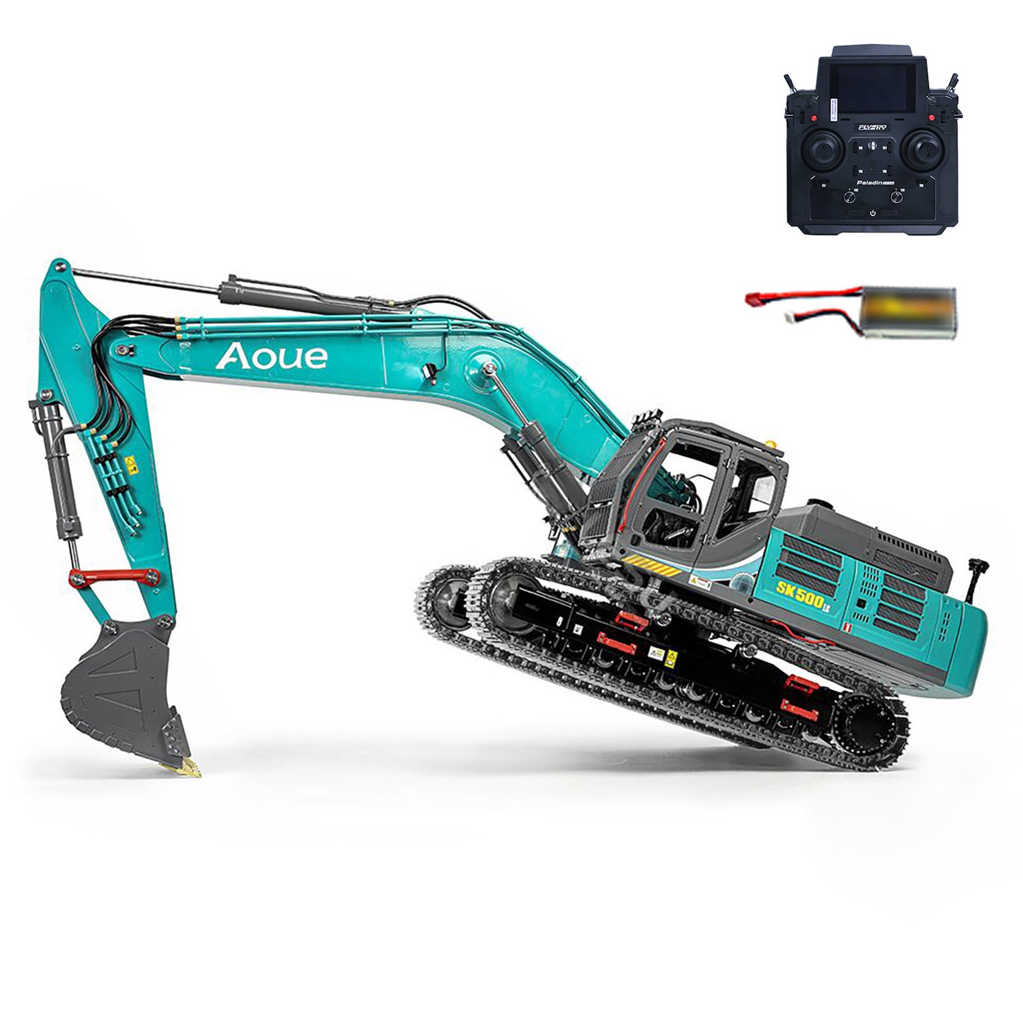 LESU SK500 1/14 RC Hydraulic Excavator PL18EV Lite RTR Remote Control Diggers Simulation Model Optional Tracks Colors Light