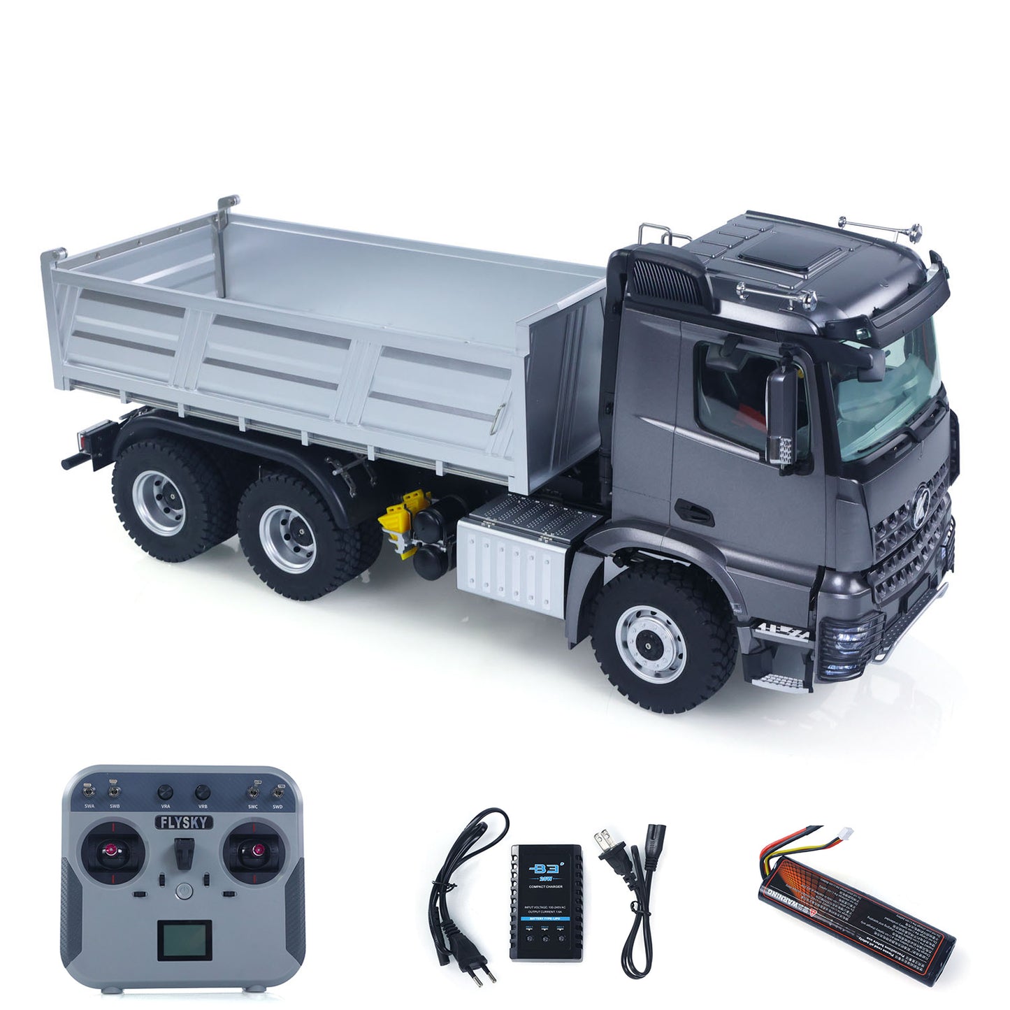 Fast Shipping New 2.4G RC Electric Lifting Dumper 5702 Model 1:14 6*6 Remote Control Tipper Lifting Rod Vehicle Sound Light Motor RTR Car Toy
