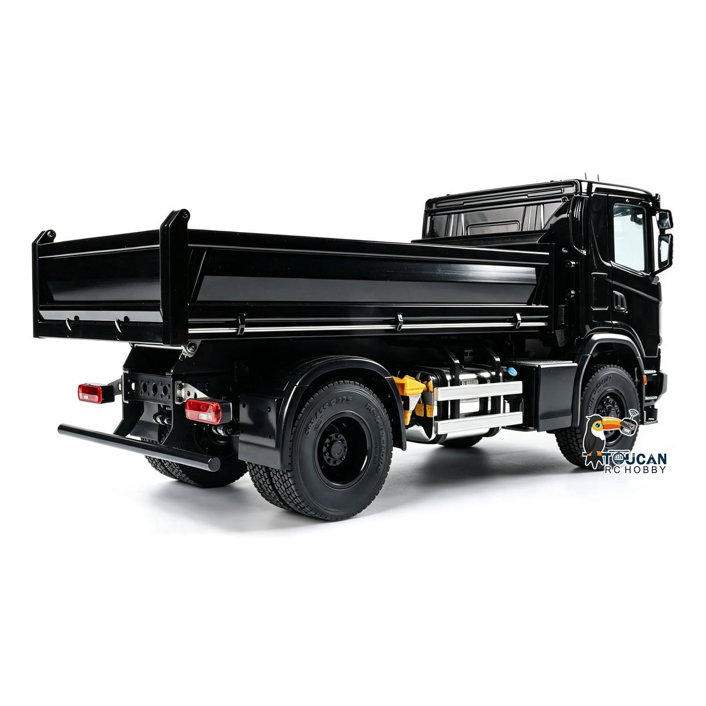Double E E022 2Speed 4x4 1/14 Electric Screw RC Dump Truck 500G RTR Tipper Magnetic High Roof Full Metal Axle Radio Battery
