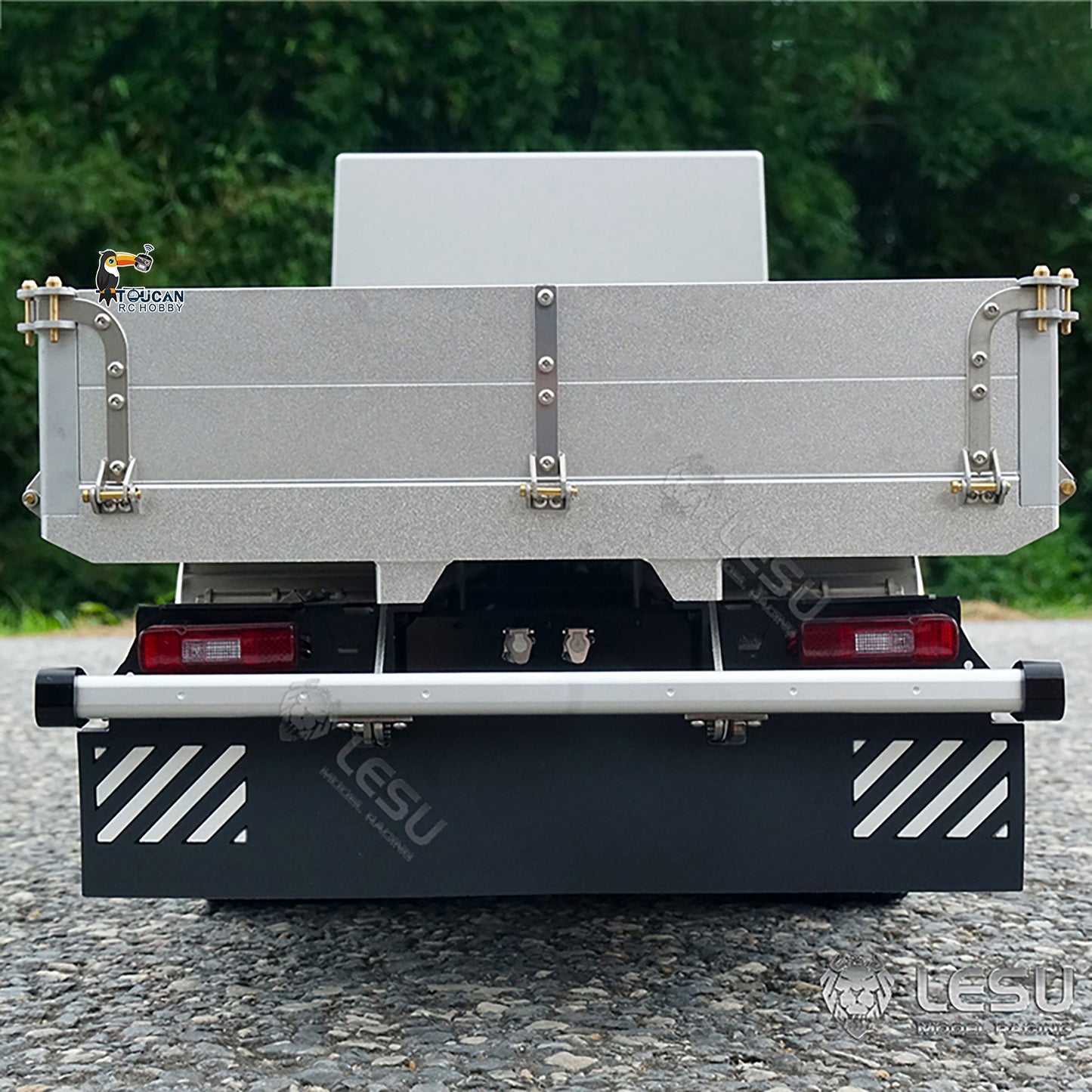 1/14 LESU 6x4 Unpainted Body Shell Assembled Chassis Radio Control Flatbed Truck RC TAMIYA Car Sound Light System Motor ESC Servo