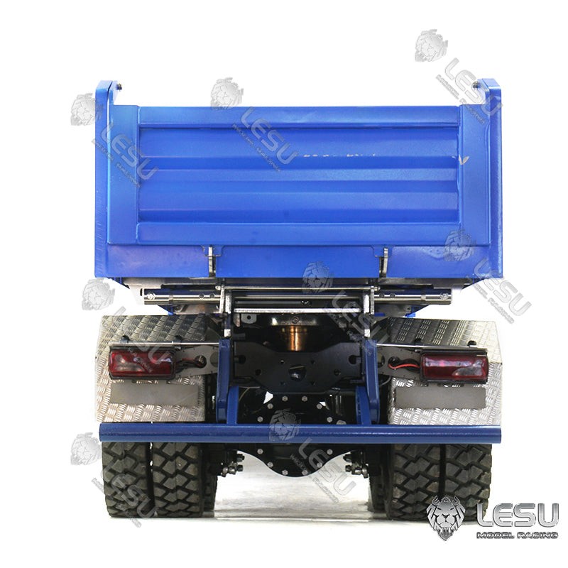 LESU 1/14 TGS Three-way RC Dumper Remote Controlled Truck Hydraulic Hobby Model Lights Sound ESC Cab 3Speed Gearbox