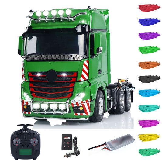 1/14 Metal RC Tractor Truck 6x4 3363 Ready to Run Remote Control Semi Truck with ST8 Radio System