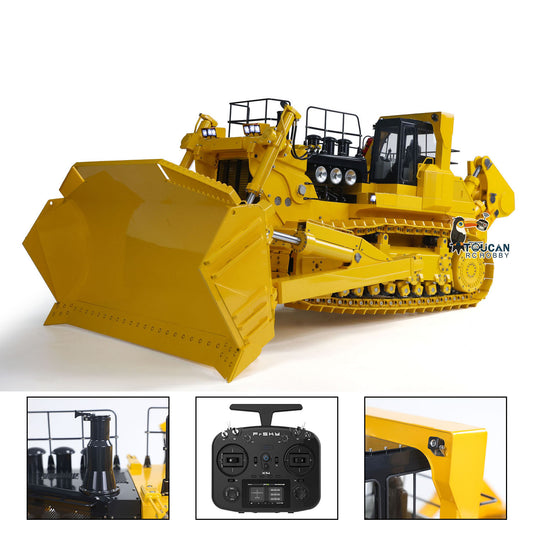 JDMODEL Metal 1/14 RC Hydraulic Bulldozer 575 Heavy Machine Huge Dozer Model Frsky X14 Radio System