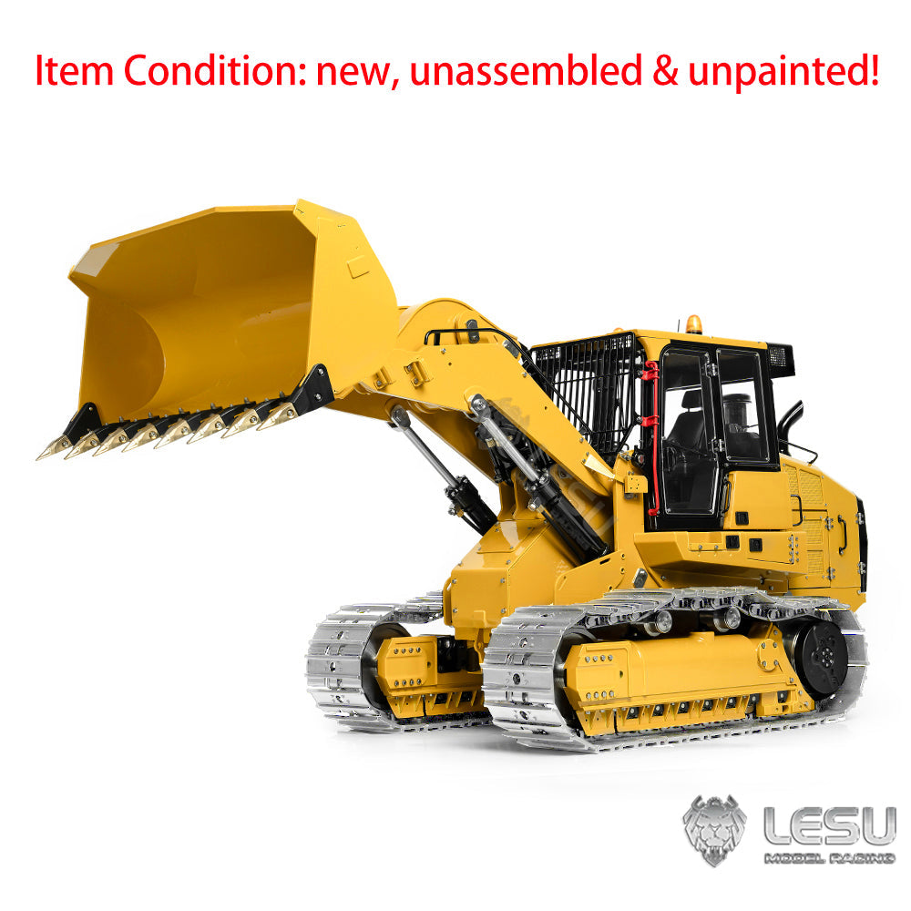 LESU 1/14 973K Hydraulic RC Tracked Loader Metal Remote Control Car Construction Vehicle Simulation Model Kits/PNP/RTR