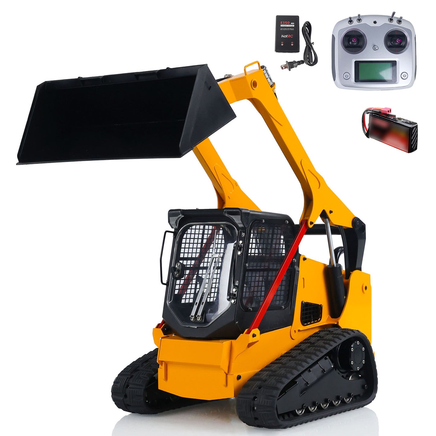 Fast Shipping 1/14 SM770 Hydraulic RC Loader Skid-Steer RTR Remote Control Tracked Car Model
