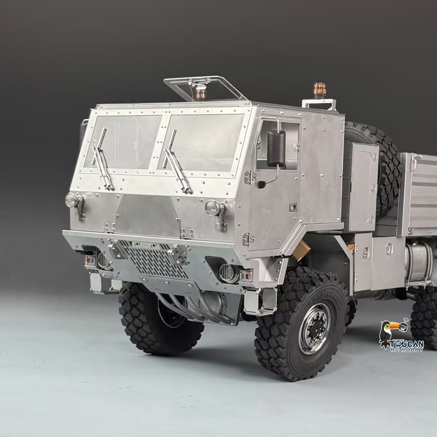 T815 3Speed 1/14 RC Off Road Military Truck Metal Body Remote Control 4X4 Transport Vehicle Flysky ST8 Radio Differential Locks