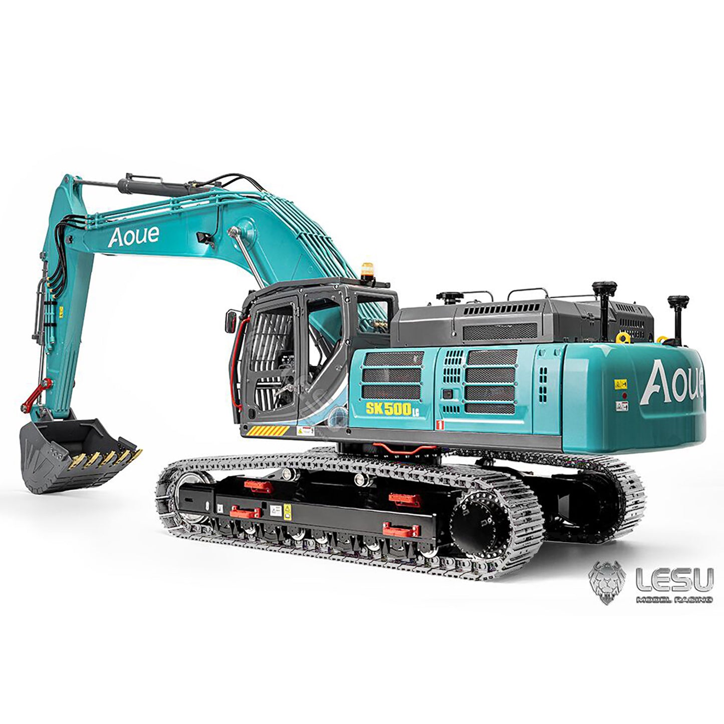 LESU SK500 1/14 RC Hydraulic Excavator PL18EV Lite RTR Remote Control Diggers Simulation Model Optional Tracks Colors Light