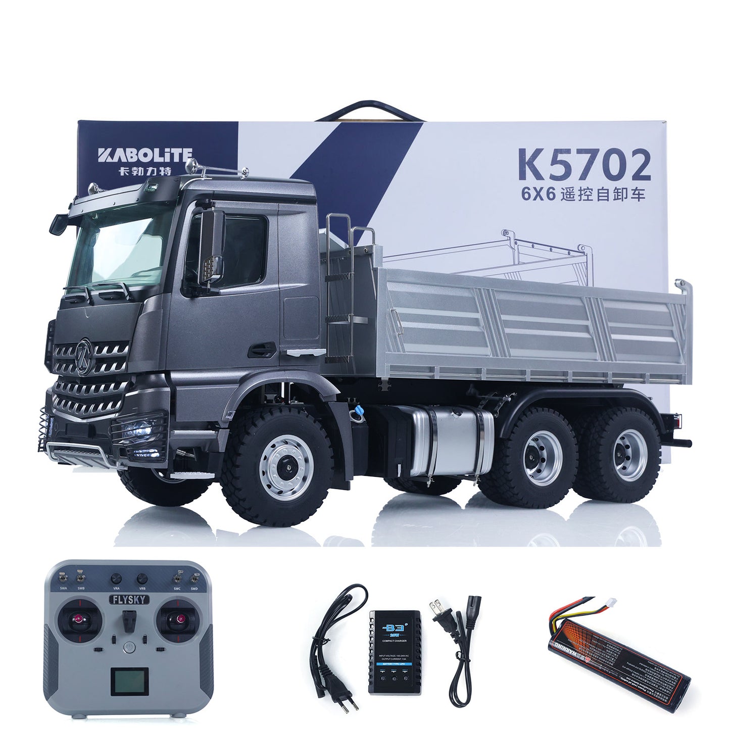 Fast Shipping New 2.4G RC Electric Lifting Dumper 5702 Model 1:14 6*6 Remote Control Tipper Lifting Rod Vehicle Sound Light Motor RTR Car Toy