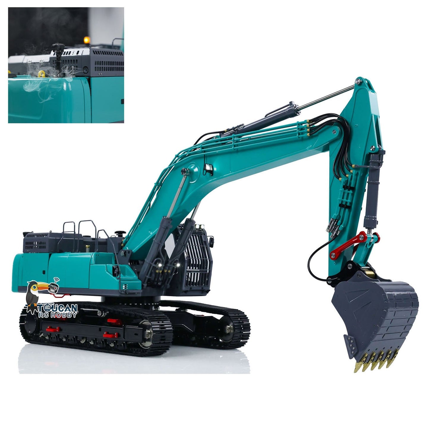 1/14 LESU SK5LC RC Digger Remote Control Hydraulic Excavator Painted Assembled Vehicles DIY Hobby Models Optional Versions