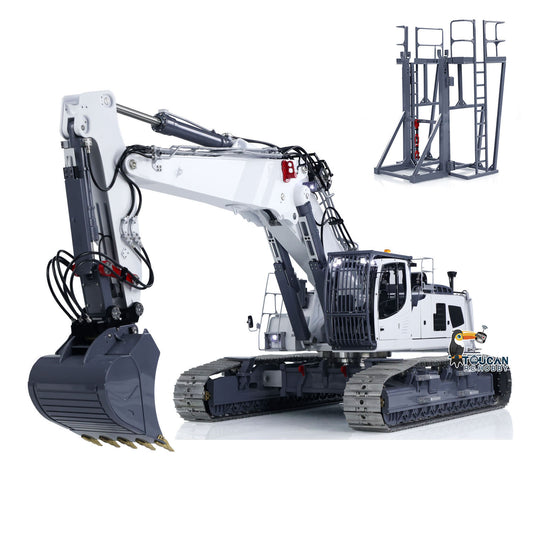 Heavy Machine 1/14 RC Full Hydraulic Excavator LESU LR960 Construction Digger