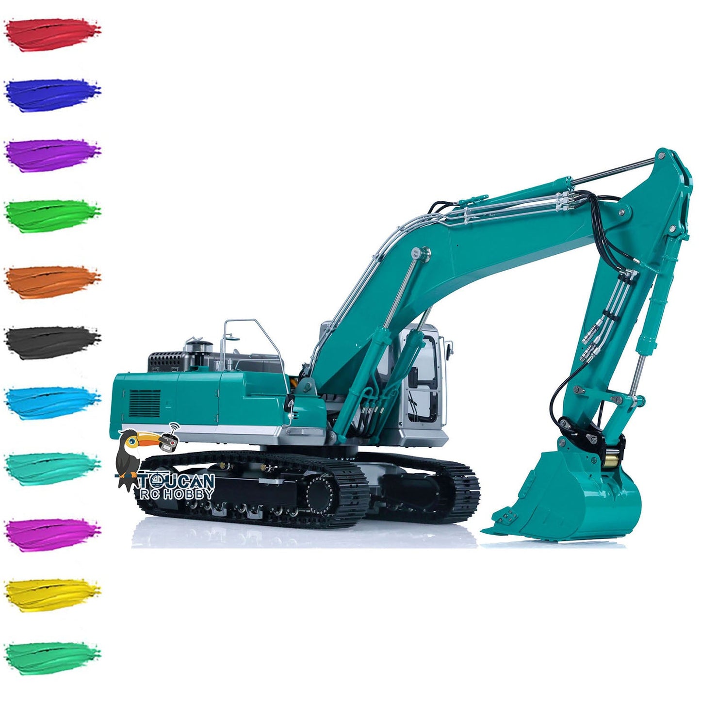 LESU 1/14 PC360 RC Hydraulic Excavator PL18EV Lite Remote Control Digger Assembled Painted Hobby Model DIY RTR PNP