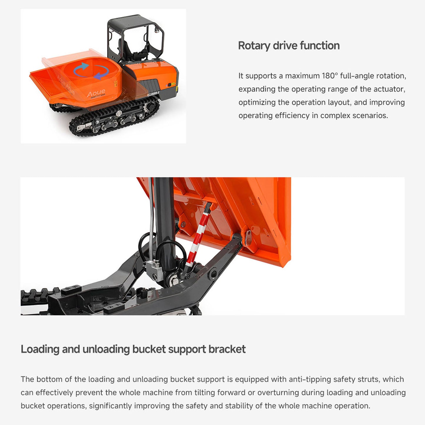 Metal LESU 1/14 Hydraulic Remote Control Tracked Dump Truck KC300HR-5 RC Dumper Model 180 Degree Rotation Openable Door Lights