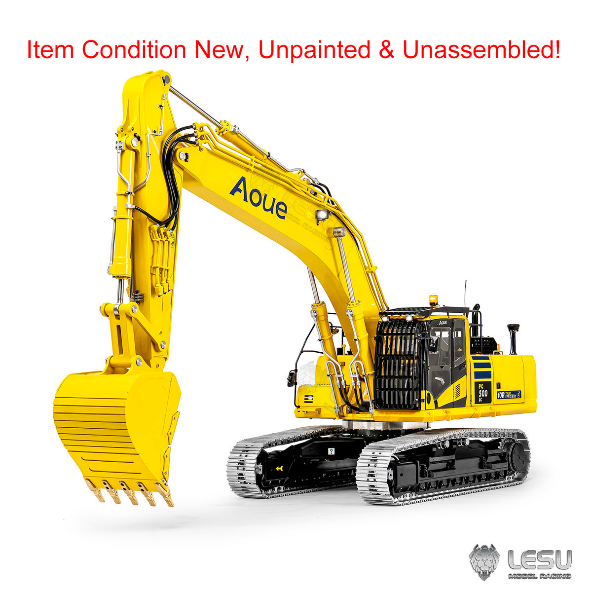 LESU Aoue PC500 1/14 Metal RC Hydraulic Tracked Excavator B0019 KIT 7Ways Valve Digger 3-4MPA Pump Light DIY Model