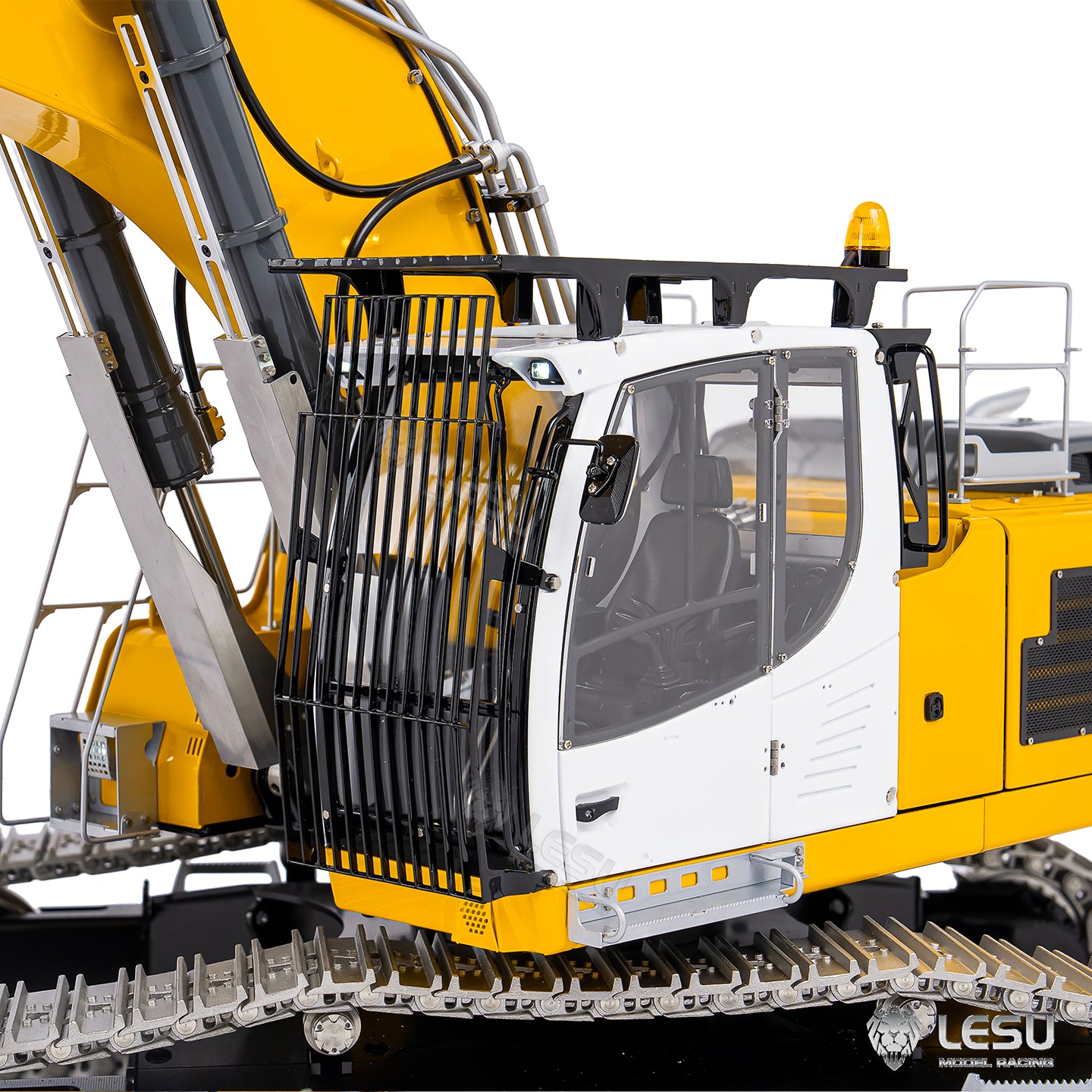 2 Arms 6CH LR956 95% Metal LESU 1/14 Remote Control Hydraulic Excavator RC Digger Construction Vehicle 4MPA Dual Pumps Light