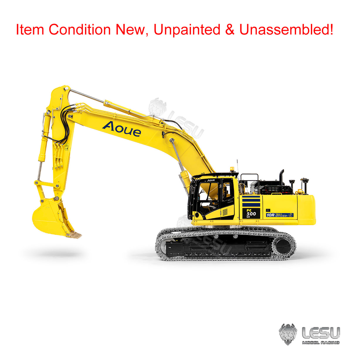 LESU Aoue PC500 1/14 Metal RC Hydraulic Tracked Excavator B0019 KIT 7Ways Valve Digger 3-4MPA Pump Light DIY Model