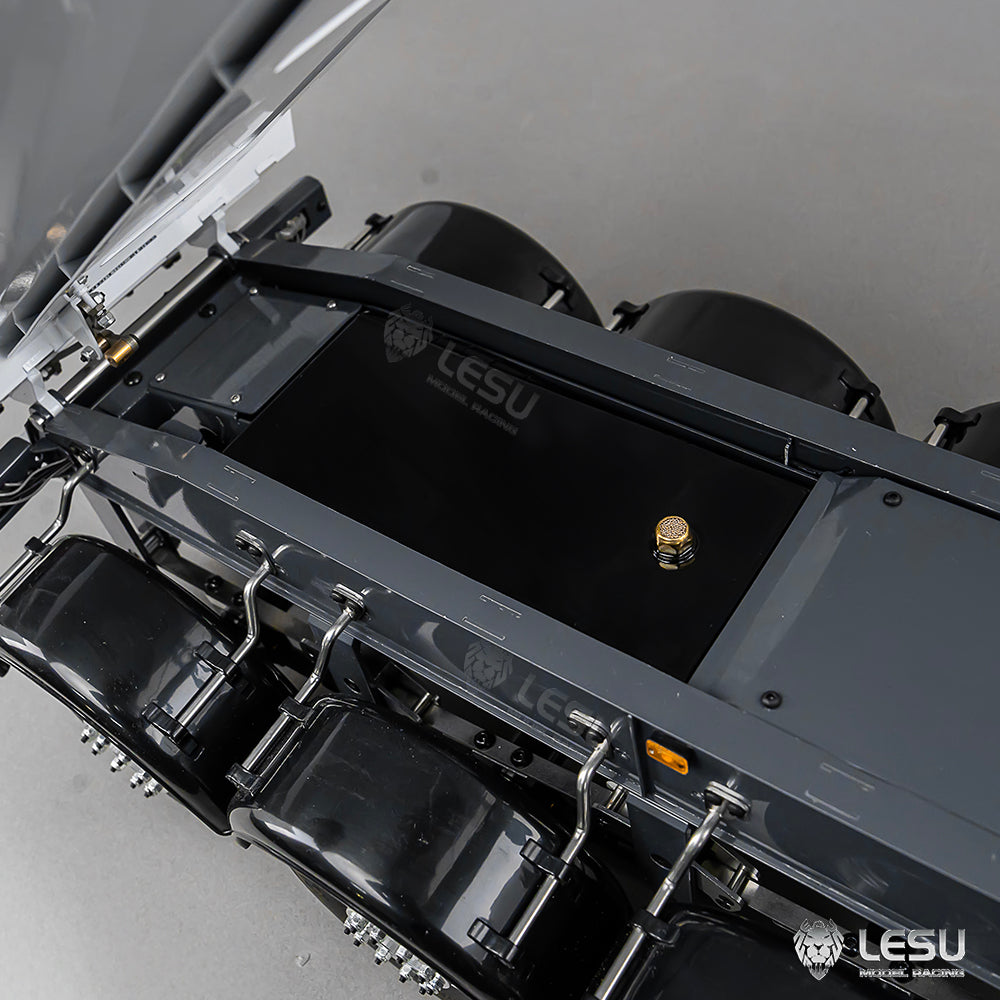 3Axles LESU Metal 1/14 RC Hydraulic Dump Trailer for DIY TAMIYA Tractor Truck Radio Controlled Lorry Car Vehicle R620 770S FH16