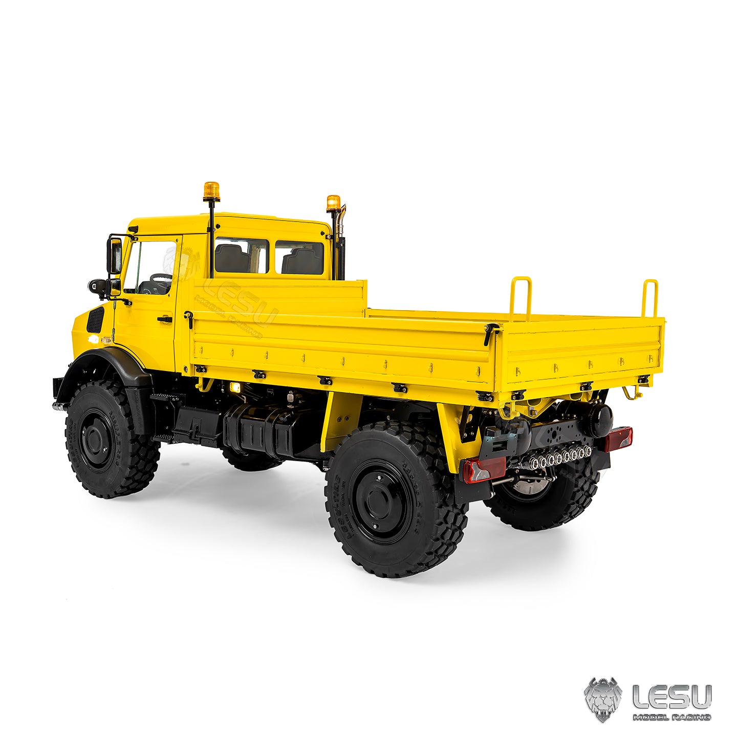 RTR LESU U4023 MT44023 1/14 Metal Hydraulic RC Off Road Car ATV Light Truck Model Light Sound System Axle Lock Flysky PL18EVLite