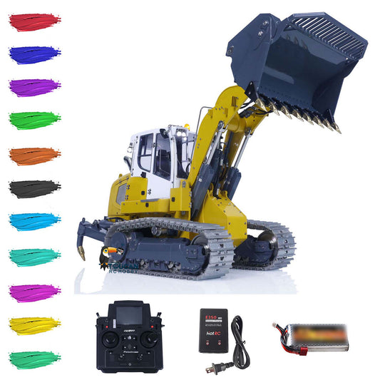 LESU 1/14 Metal RC Painted Loader for 636 Radio Controller Construction Vehicles W/ Sound Light Hydraulic System Decal