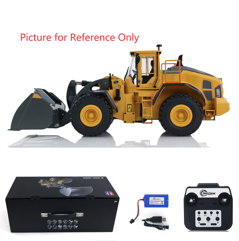 Second Hand US Stock L260H Loader 1/16 Double Eagle E592 RC Loader Remote Control Car Light Sound