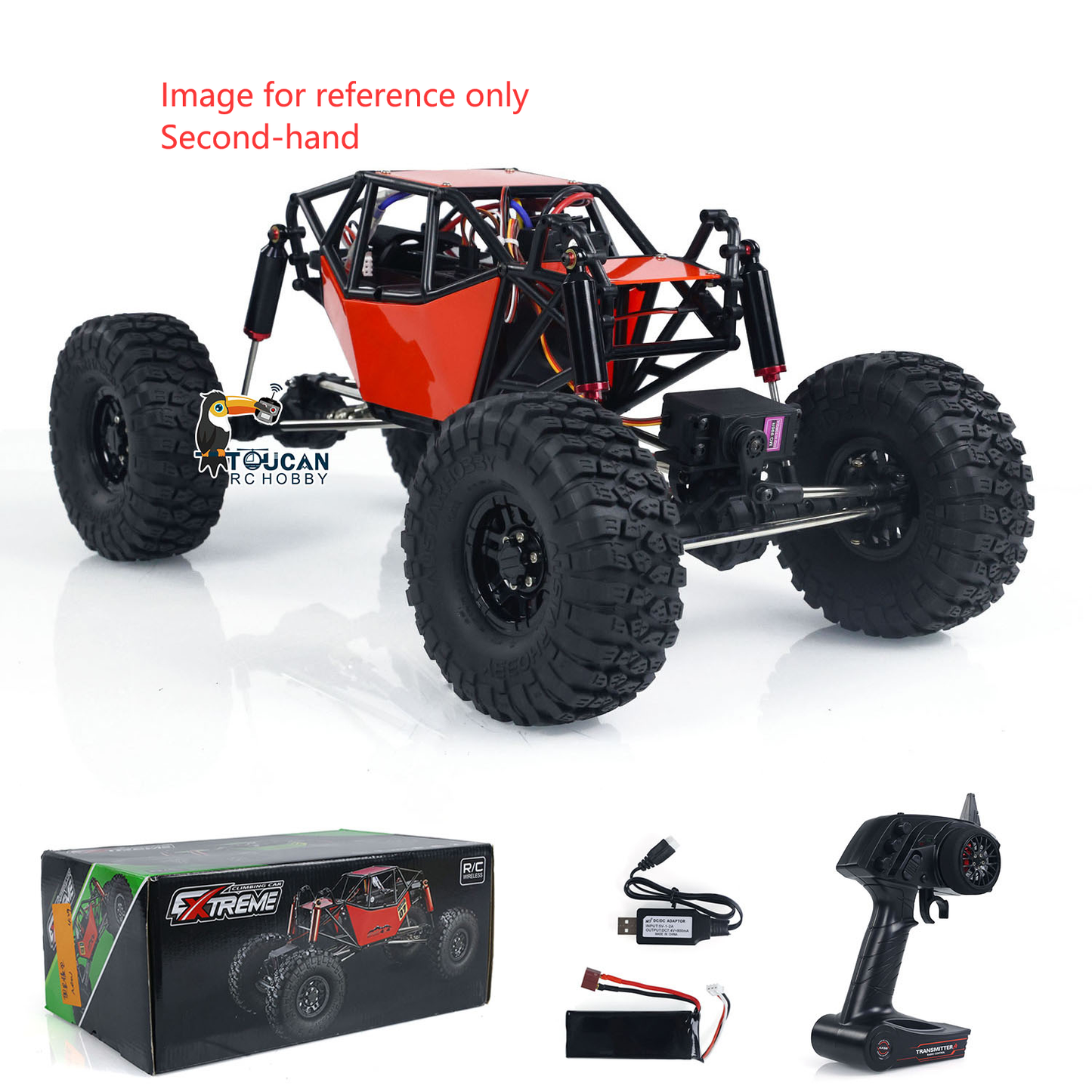 Second Hand US Stock RTR RC 1/10 Scale Off-road Truck 4*4 Remote Control Rock Crawler Electric Truck