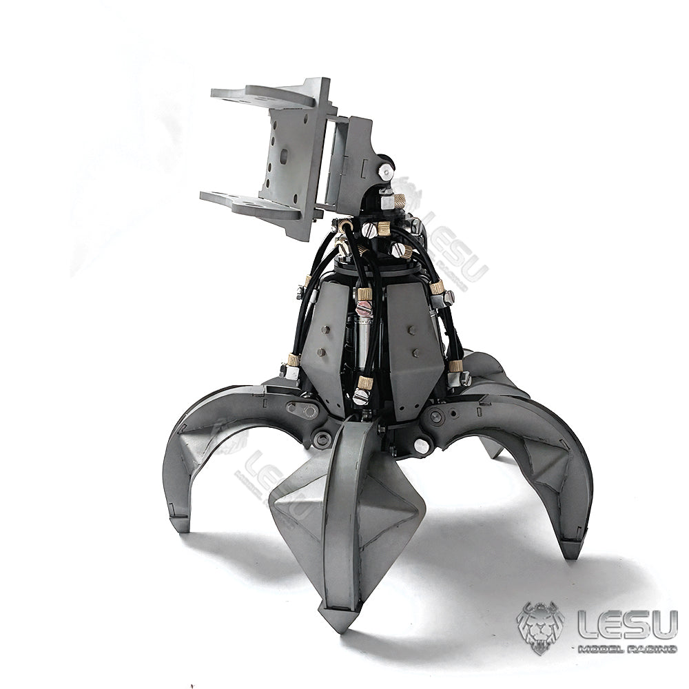 LESU Metal Orange Peel Grab for 1/14 RC Hydraulic Excavator AC360 ET26L ET30H Remote Controlled Digger Hobby Model