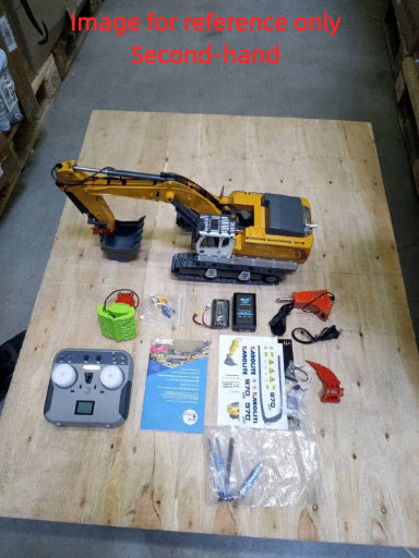 Second Hand Fast Shipping 1/18 Kabolite 5901 100S Electric Lifting RC Excavator Flysky Remote Control Digger Engineering Vehicle Electric Ripper Hammer