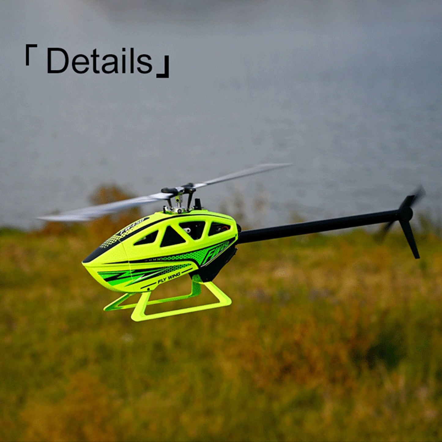 FLYWING 450L V3 Smart RC Helicopter RTF Radio Controlled Model Drone GPS Hover Aerobatic One Key Return Painted 54*32*17CM