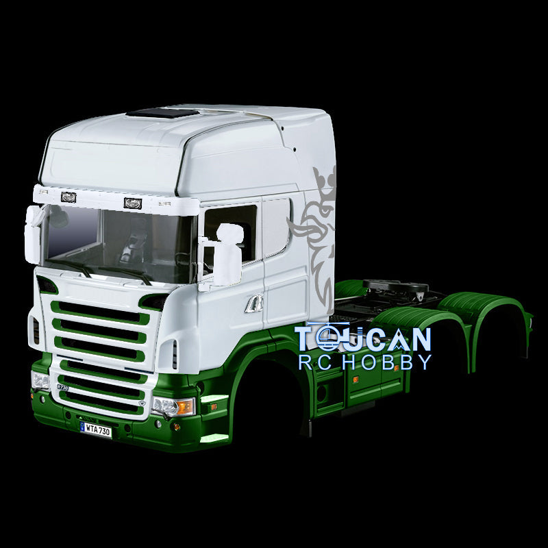 1/14 Hercules RC Painting Scania Tractor Truck Highline DIY Cabin Shell Model